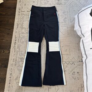 Perfect Moment Navy and White Flare Pants